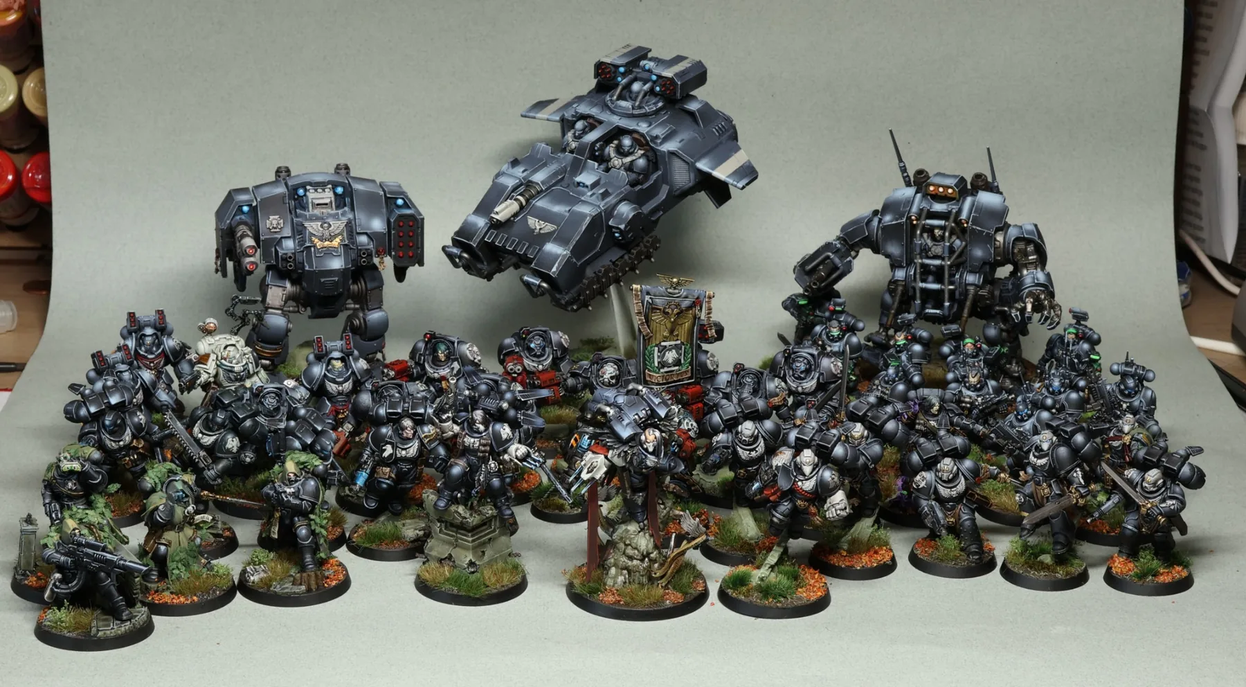 Armée Raven Guard peinte par Patxiki Painting