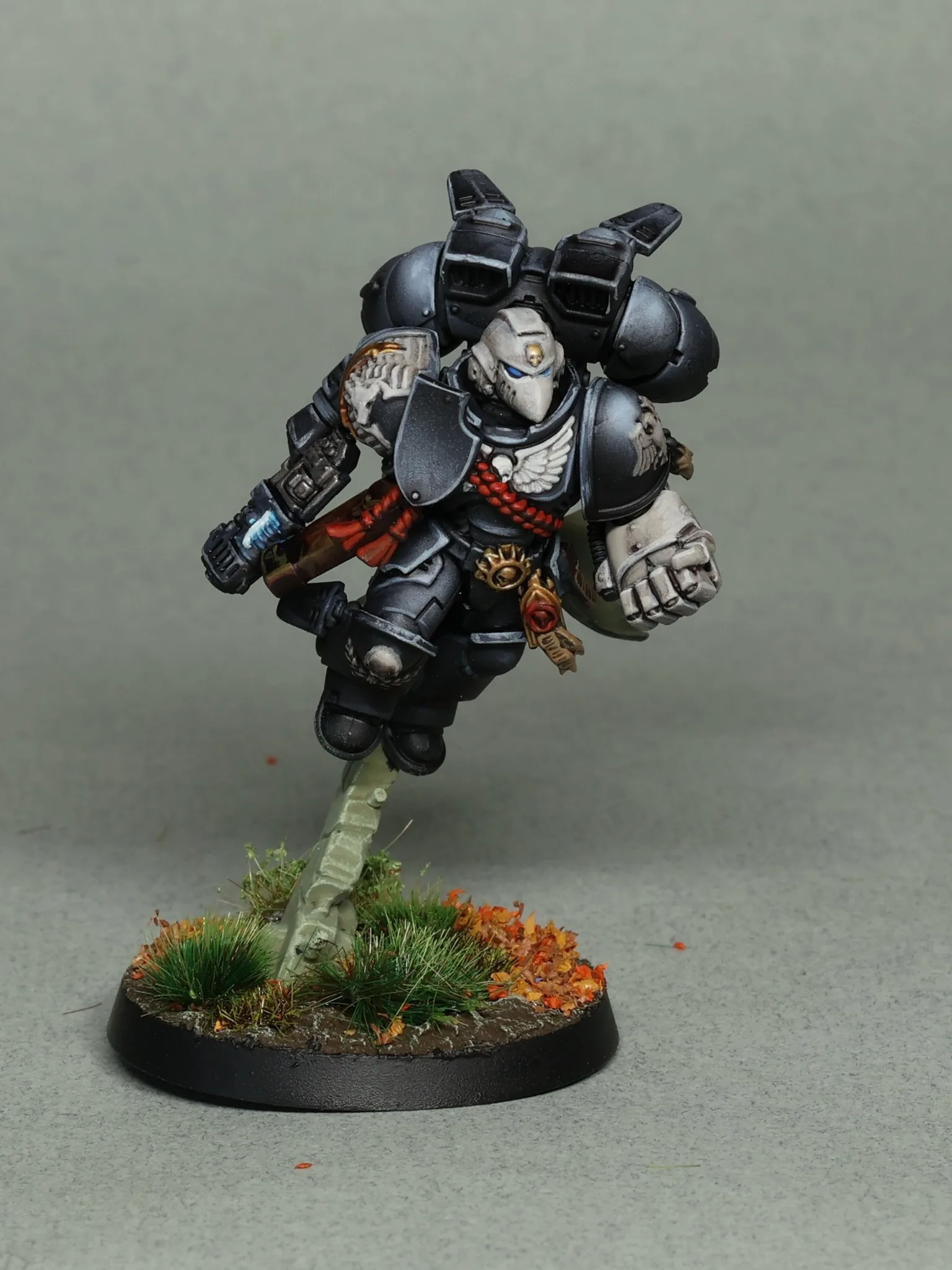 Capitaine Raven Guard peint par Patxiki Painting