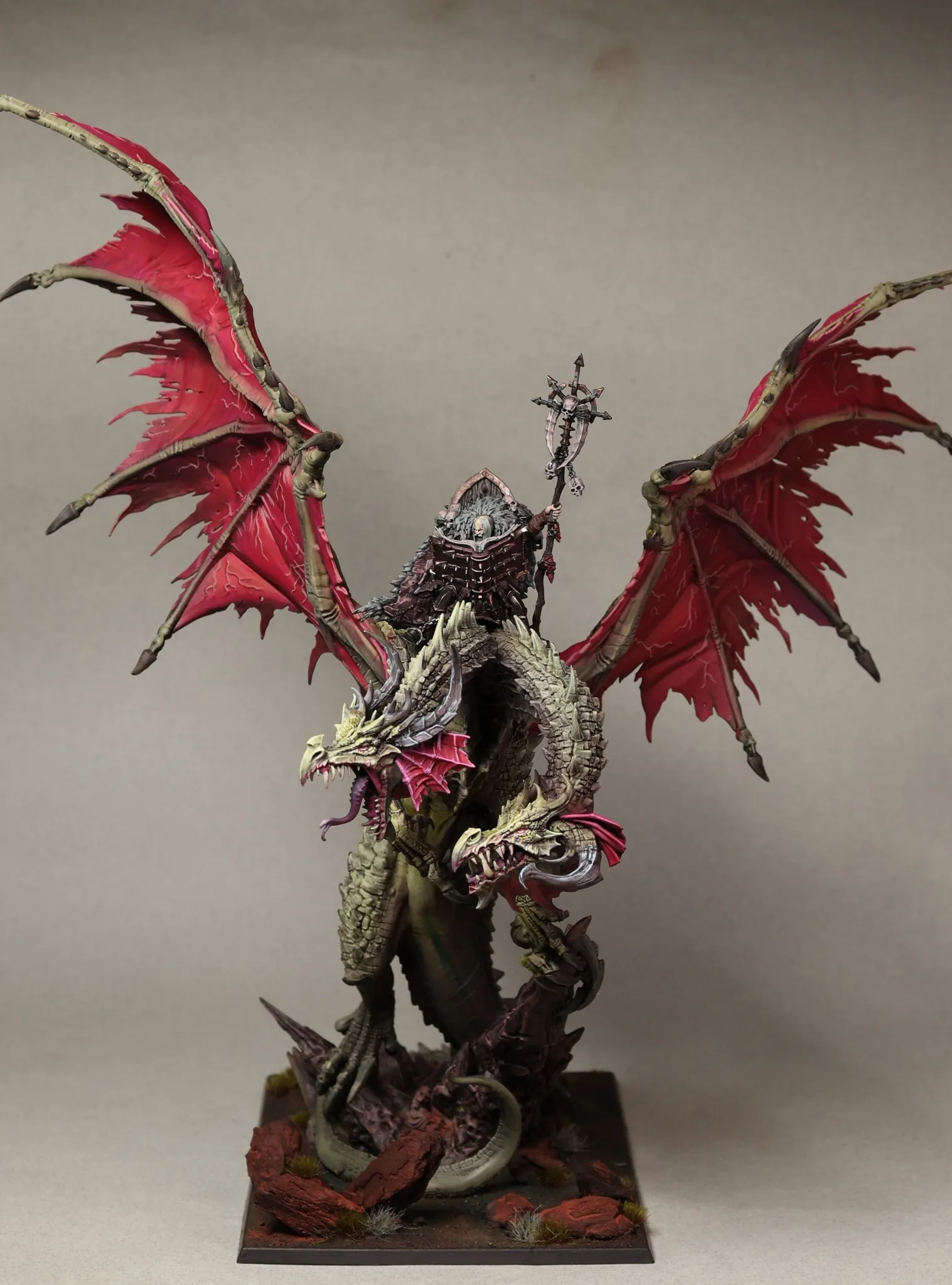 Dragon du Chaos de Warhammer The Old World peint par Patxiki Painting