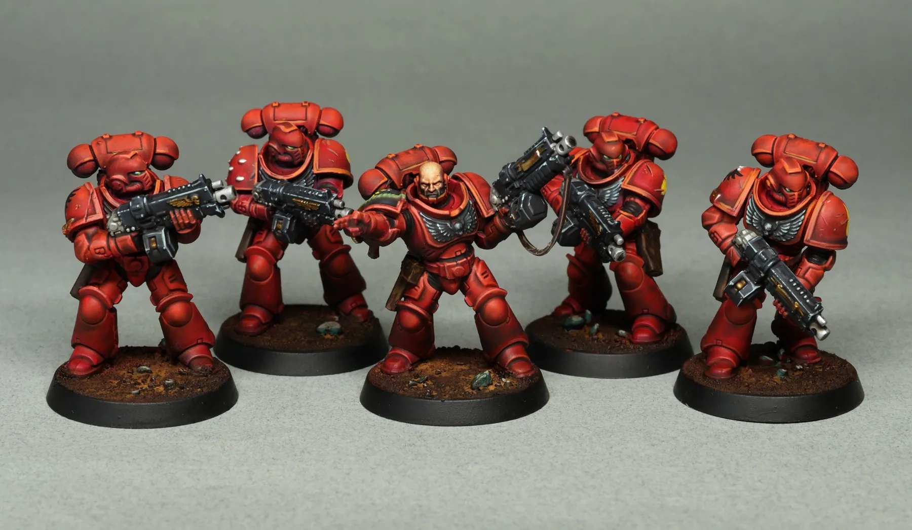 Space Marine Blood Angel peint par Patxiki Painting