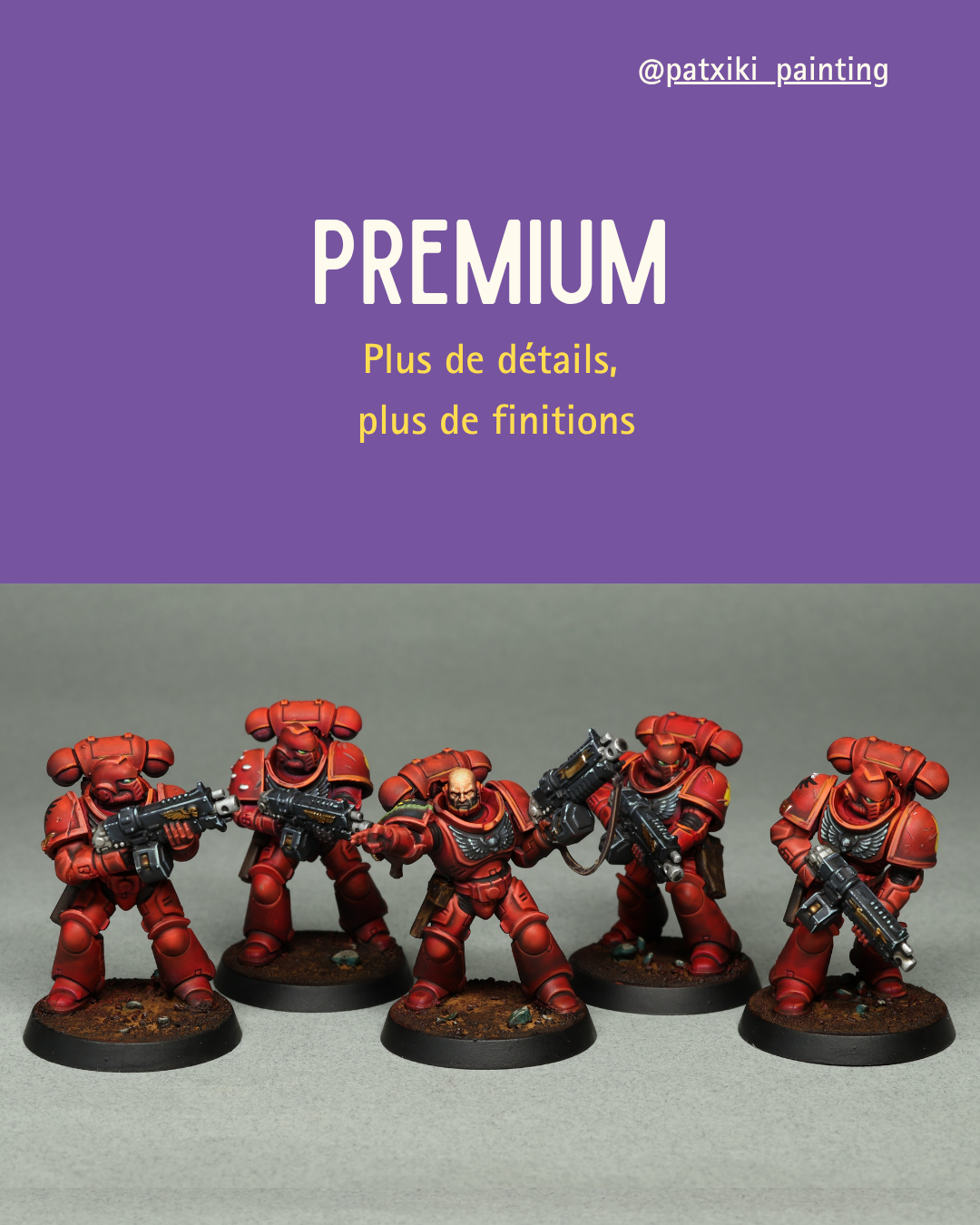 Exemple du niveau de peinture Premium
